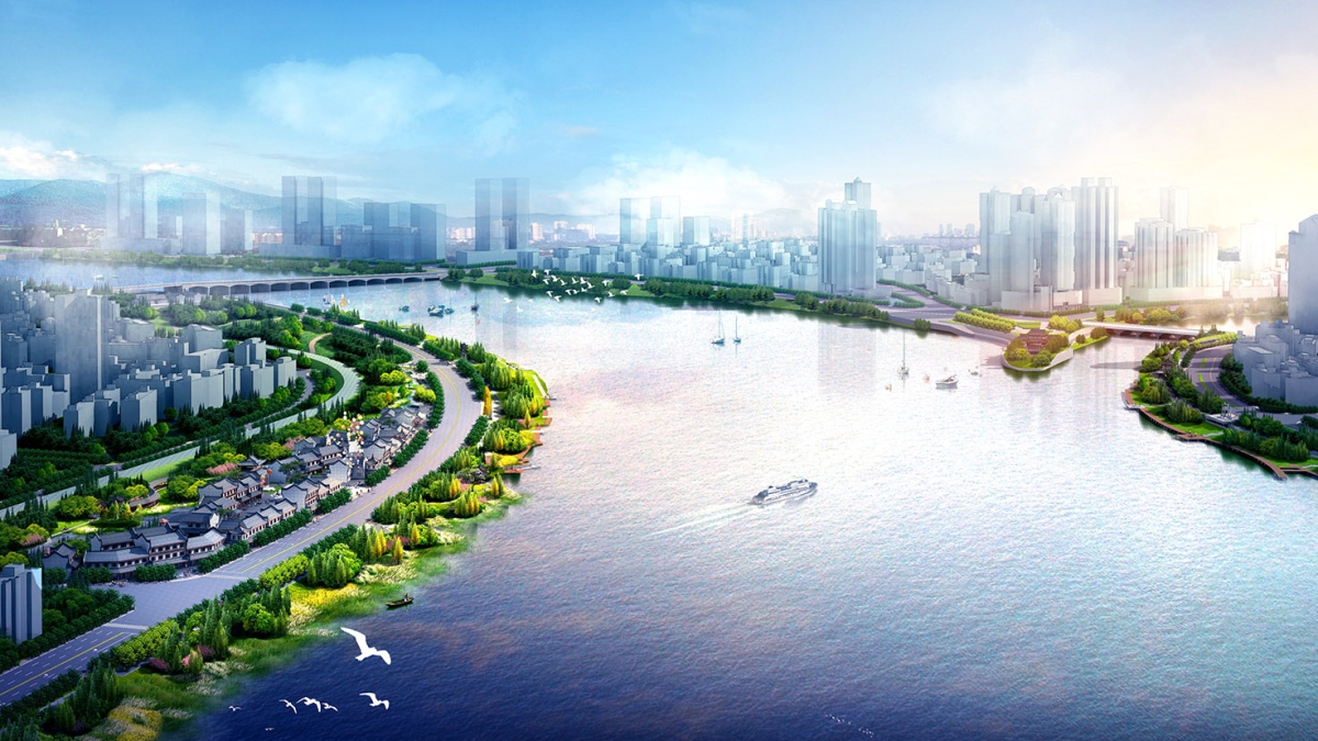 衡陽市濱江新區(qū)耒水以南沿江風(fēng)光帶景觀、濕地公園、道路工程